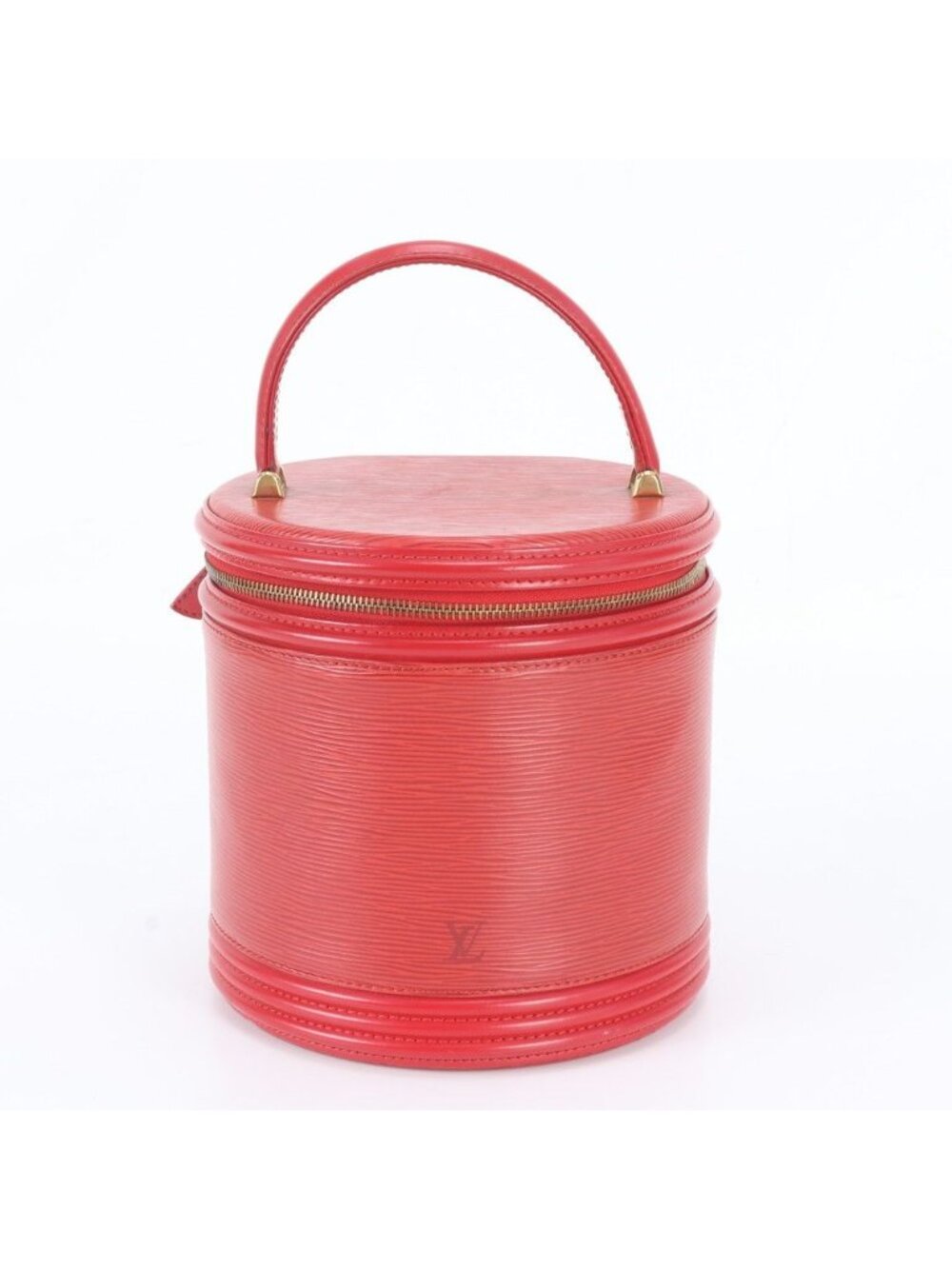 Louis Vuitton Epi Cannes Castilian Red Vanity Leather Handbag
